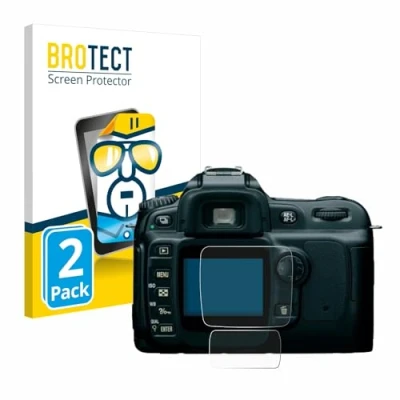 Abbildung von BROTECT (2 Stück Schutzfolie für Nikon D50 Displayschutz Folie Ultra Klar