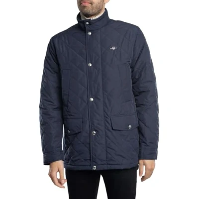 Abbildung von GANT Quilted Windcheater Kurzmantel, Herren, Größe: Small, Evening blue