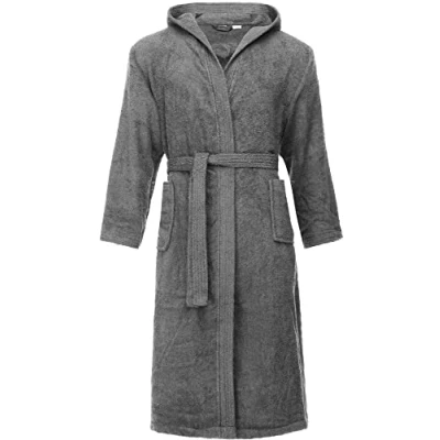Abbildung von Ladeheid Bademantel, Herren, Größe: XXL, Darkgrey/beige