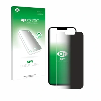 Abbildung von upscreen Anti Spy Blickschutzfolie für Apple iPhone 16e Privacy Screen Displayschutz Folie [Sichtschutz, Blaulichtfilter]