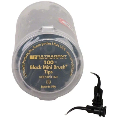 Abbildung von Black Mini Brush Tip 100er Pack 100 Tips