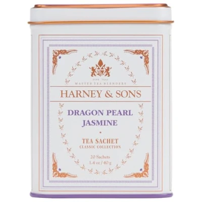 Abbildung von Harney &amp; Sons Classic Dragon Pearl Jasmine Tea, 20 Tea Sachets, 1.4oz