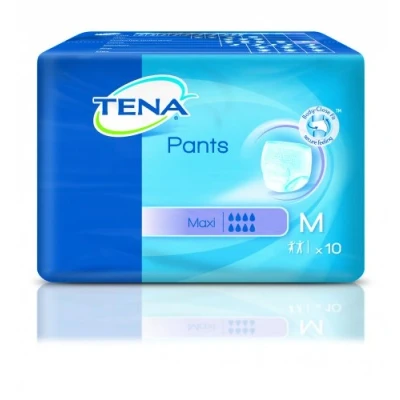 Abbildung von Tena Maxi Windeln, für Hüftgröße: 80 110 cm, Größe: M, 4 Packungen mit je 10 Stück