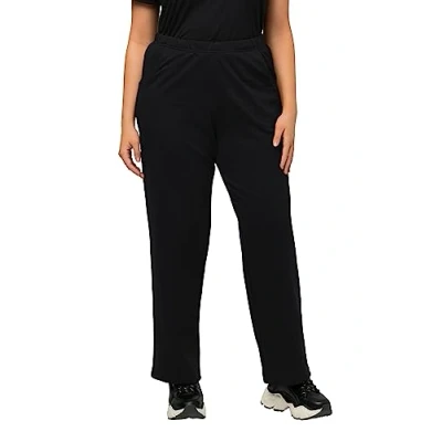 Abbildung von Ulla Popken Damen Sweatpants Hose, Schwarz (Schwarz 10), 54 56 EU