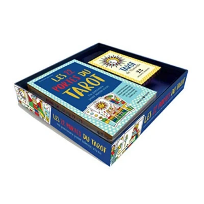 Abbildung von Coffret Les 22 portes du tarot Nouvelle édition: Contient 1 livre et un de Marseille