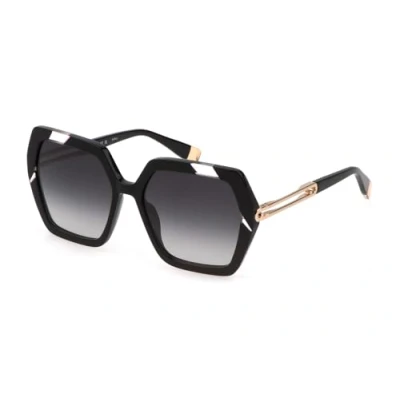 Abbildung von Furla Damen Gafas de Sol Sonnenbrille, schwarz (Shiny Black), 56/17/135