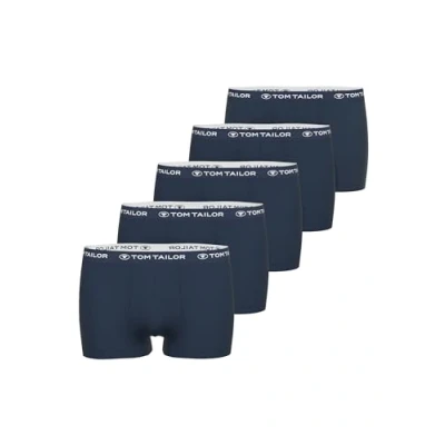 Abbildung von TOM Tailor 5ER PACK Panties, Herren, Größe: Medium, Blau dunkel uni