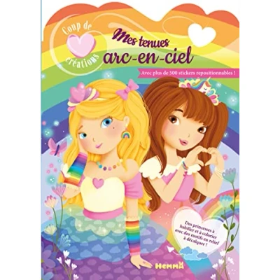 Abbildung von Mes tenues arc en ciel: Avec plus de 500 stickers repositionnables