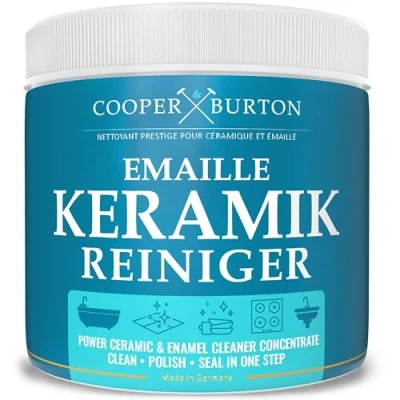 Abbildung von Keramik Intensiv Kraft Reiniger Konzentrat 0,5kg Reinigen polieren &amp; versiegeln für Emaille Porzellan zur Reinigung Pflege von Armaturen Bad Badewanne Waschbecken Ceranfeld COOPER BURTON