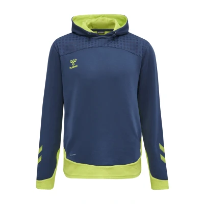 Abbildung von Hummel Hmllead POLY Hoodie Kapuzenpullover, Herren, Größe: XXL, Dark denim
