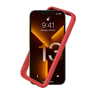 Abbildung von RhinoShield Bumper Case kompatibel mit [iPhone 13/13 Pro] CrashGuard NX Stoßdämpfende Schutzhülle im schlanken Design 3.5 Meter Fallschutz Rot