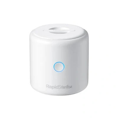 Abbildung von Nuby RapidSterilise Tragbarer UV Sterilisator, hergestellt für RapidCool 70 Anwendungen pro Ladung, automatische Abschaltung, tötet 99,9% der Bakterien