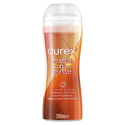 Abbildung von durex Gleit und Massagegel Play 2in1 Ylang Ylang, Flasche mit 200ml, 1 tlg., sinnliches Massage &amp; Gleitgel zur Anwendung am ganzen Körper