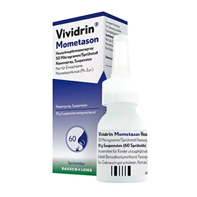 Abbildung von Vividrin Mometason Heuschnupfennasenspray bei starken allergischen Beschwerden 10 g