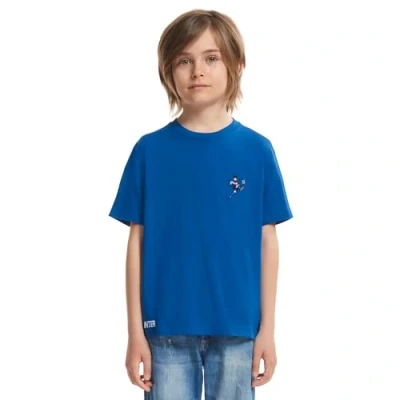 Abbildung von Inter Unisex Collection Embroidery T Shirt Erwachsene, Königsblau, 10 Jahre