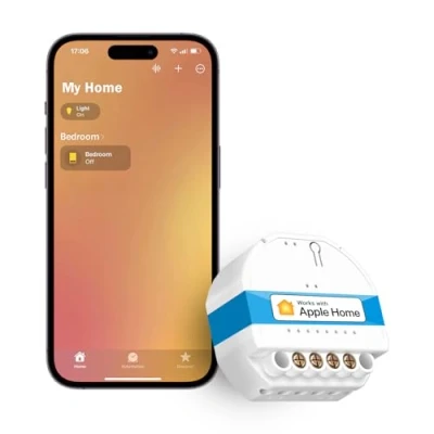 Abbildung von Meross MSS810HK UN: WLAN Wandschalter, Unterputz, ohne Homekit, mit Wandtaster