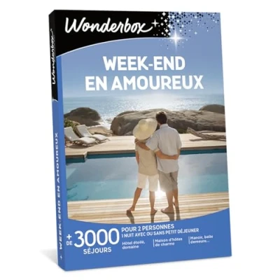 Abbildung von Wonderbox Geschenkset Pärchen Week END für Verliebte 2900 Romantische Aufenthalte: Hotels, Bereiche, Gasthäuser ...