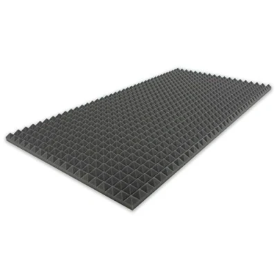 Abbildung von Pyramidenschaumstoff TYP 100x50x3 Akustikschaumstoff Schalldämmmatten zur effektiven Akustik Dämmung