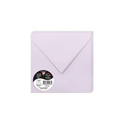 Abbildung von Clairefontaine 5183C Packung mit 20 Umschlag Pollen 16,5x16,5 cm, 120g, gefüttert, ideal für Einladungen und Korrespondenz, Premium glattes Papier, Wistarai, 1 Pack