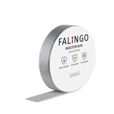 Abbildung von FALINGO Dichtungsband Wasserdichtes Klebeband, Butyl Klebeband für Dach, Wand, Fenster, Rohr, Hohe Klebekraft