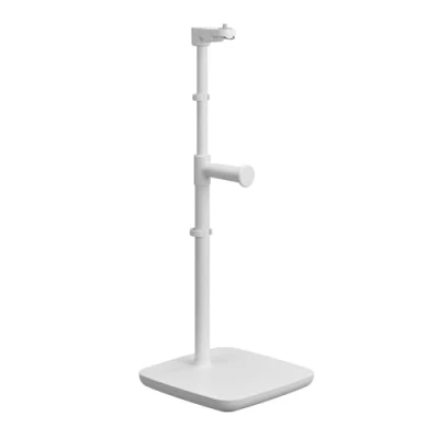 Abbildung von Elgato Stand Für Key Light Neo Tischhalterung mit beschwertem Sockel, Verstellbarer Höhe &amp; Neigung, Headset Halter, klares Weiß oder Facecam