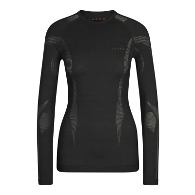 Abbildung von Falke Wooltech Functional Underwear FOR COLD TO VERY Conditions Langarmshirt black, Damen, Größe: Large, Black
