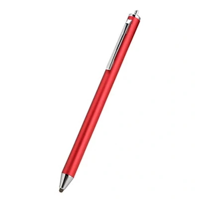 Abbildung von Stoffkopf Stylus Touchscreen, Universal Touch Stift für Smartphones und Tablets, Ersatzstift Ersatzstift, Professionelle kapazitive Stiftgrafikzeichnung(rot)