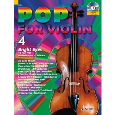 Abbildung von Pop for Violin: Bright Eyes. Band 4. 1 2 Violinen. (Pop Violin, 4)