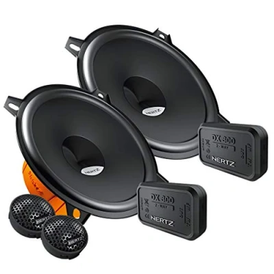 Abbildung von MEDIADOX Front/Heck 13cm/130mm 2 Wege Kompo Auto Lautsprecher/Boxen/Speaker Set von Hertz (DSK 130.3) kompatibel mit KIA