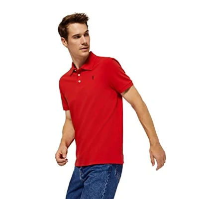 Abbildung von Polo Club Regular FIT Ninogoal B P MC Poloshirt, Herren, Größe: Small, Red