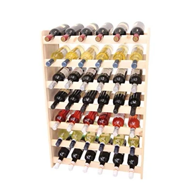 Abbildung von Len Mar Weinregal Holz Flaschenregal für 42 Flaschen NEU!!