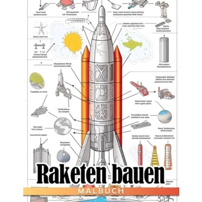 Abbildung von Raketen bauen: Ein pädagogisches Ausmalbuch für angehende Raketenwissenschaftler, im Alter von 9 12 Jahren