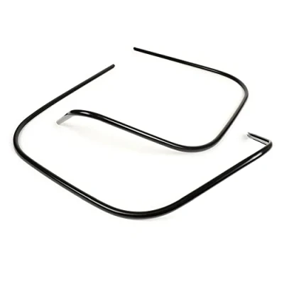 Abbildung von MOTO NOSTRA Kantenschutz/Schlitzrohr Set schwarz kompatibel für Vespa GTS 125, HPE 300, Super GTV 300
