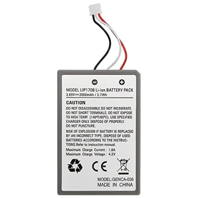 Abbildung von OSTENT 2000 mAh 3,65 V Lithium Lonen Li Ion Akku Ersatz für Sony PS5 DualSense Wireless Controller