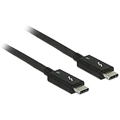 Abbildung von DeLock 84846 Kabel Thunderbolt 3 USB C auf Stecker 1,5m schwarz