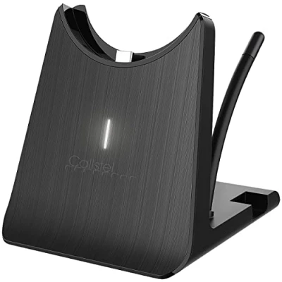 Abbildung von Callstel Zubehör zu Handy Kopfhörer Samsung: 2in1 Ladestation und Ständer für Profi Stereo Headset OHS 280, schwarz (Handy Bluetooth, Samsung, Freisprecheinrichtung)