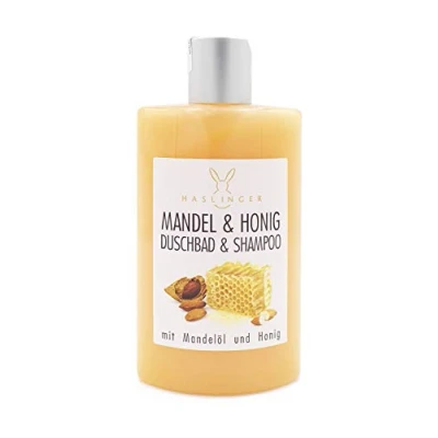 Abbildung von Haslinger Mandel Honig Duschbad Shampoo MIT Echtem Bienenhonig Shampoo, Damen, Größe: 200 ml, Beige