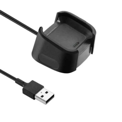 Abbildung von TECHGEAR USB Ladekabel Kompatibel mit Fitbit Versa/Fitbit Versa Lite Lade Kabel Power Cradle Dock Station Versa/Versa SmartWatch