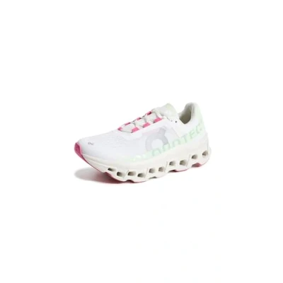 Abbildung von On Cloudmonster Laufschuh Neutral White lima, Damen, Größe: 41, lima Schuhe