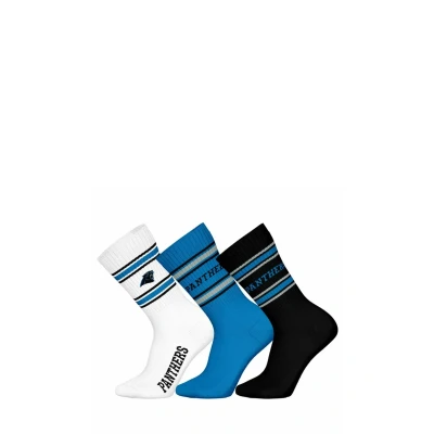 Abbildung von NFL Carolina Panthers 3pk Crew Socks WHT/BLU/BLK 39/42