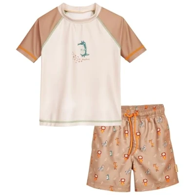 Abbildung von Playshoes Jungen Zweiteiler Rash Guard Set, Wildtiere, 122/128 cm