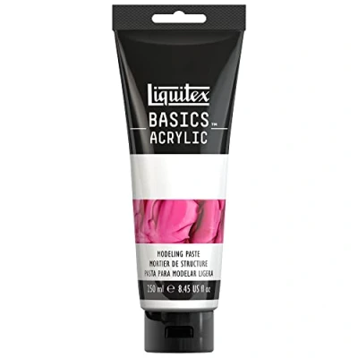 Abbildung von Liquitex 8870306 Basics Modellierpaste für Acrylfarben wasserfest, Archivqualität, nicht vergilbend 250ml Tube