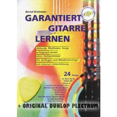 Abbildung von Garantiert Gitarre lernen (+CD) und Plektrum Akkorde, Rhythmen, Songs erfolgreich ohne Vorkenntnisse für Anfänger Wiedereinsteiger mit Internet Unterstützung (Taschenbuch) von Bernd Brümmer (Noten/Sheetmusic)