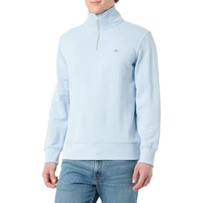 Abbildung von Gant Sweatshirt REG SHIELD HALF ZIP SWEAT mit Logostickerei auf der Brust