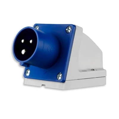 Abbildung von REV Caravan, CEE Stecker Wand 230V, 3 polig, 1Ph + N+ PE, IP44, blau