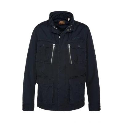 Abbildung von Schott Übergangsjacke, Herren, Größe: Large, Bleu marine