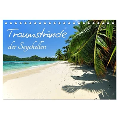 Abbildung von Traumstrände der Seychellen (Tischkalender 2025 DIN A5 quer), CALVENDO Monatskalender