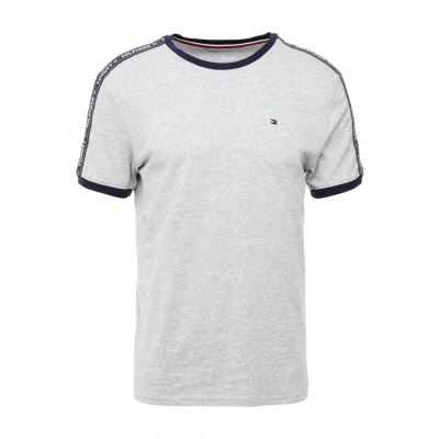 Abbildung von Tommy Hilfiger TEE Nachtwäsche Shirt, Herren, Größe: Medium, Grey