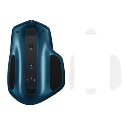 Abbildung von kwmobile Mouse Feet Sticker kompatibel mit Logitech MX Master 2S Ersatz Glider Mausfüße passgenau Maus Glides in Weiß