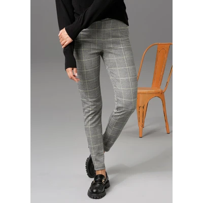 Abbildung von Aniston CASUAL Leggings, im Karo Dessin